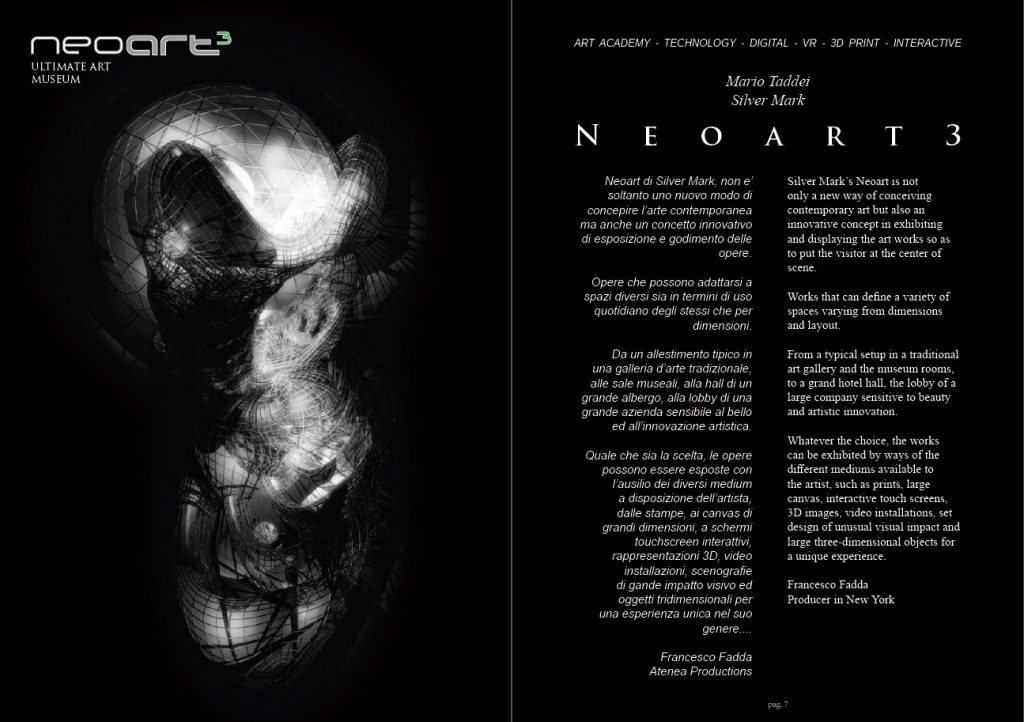 Neoart3 Mario Taddei Art from renaissance to future